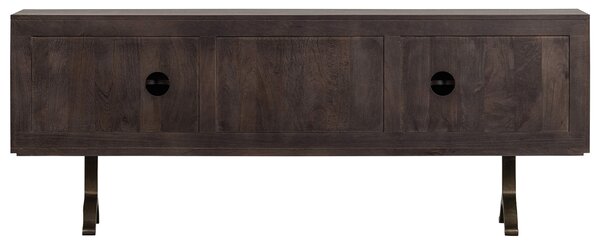 MUZZA Príborník wardo 180 x 40 cm hnedý