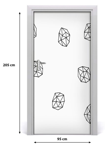 Fototapeta na dvere abstraktné vzor 95x205 cm