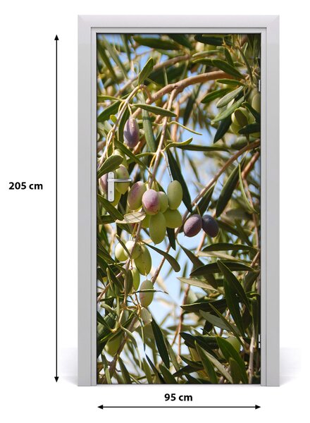 Fototapeta samolepiace Olivy na strome 95x205 cm