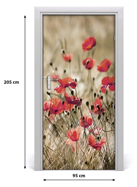 Fototapeta samolepiace Plolní kvety 95x205 cm