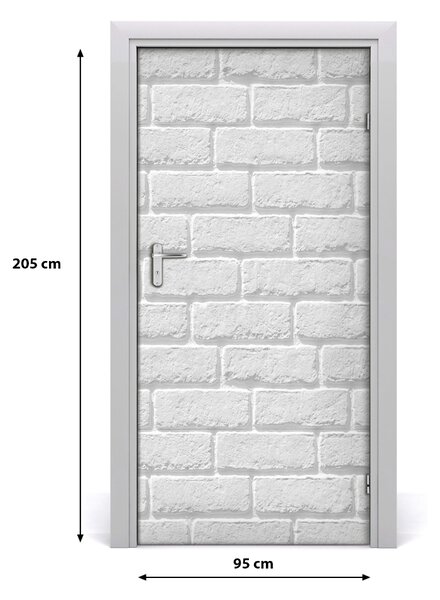 Fototapeta na dvere tehlová stena 95x205 cm