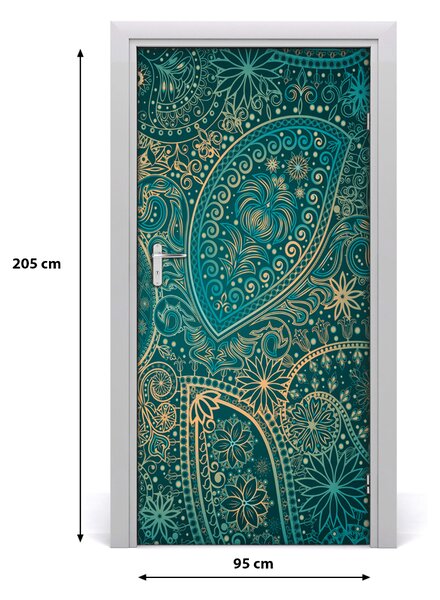 Fototapeta na dvere ornamenty 95x205 cm