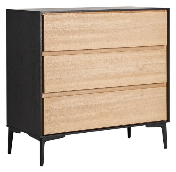 MUZZA Komoda sabraso 85 x 81 cm prírodná