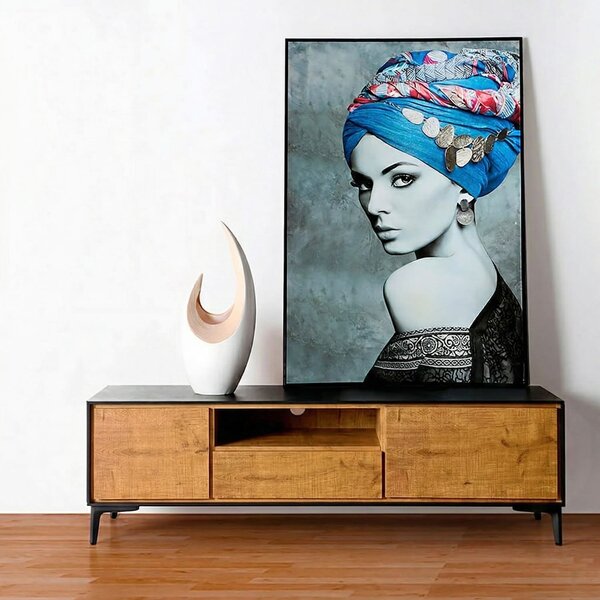 MUZZA Tv skrinka sabraso 145 x 40 cm čierno-prírodná