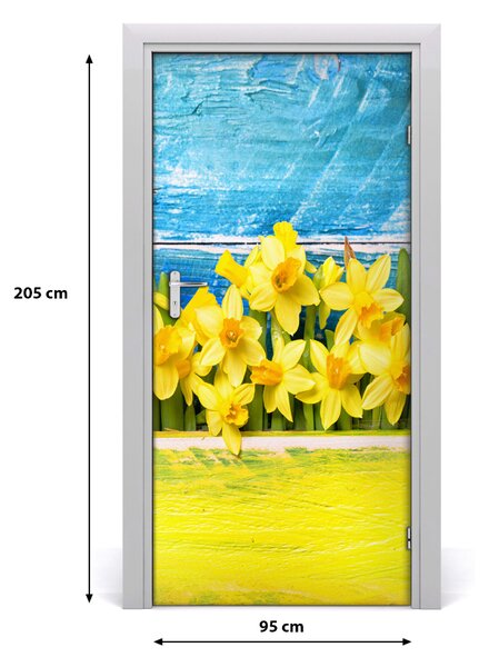 Fototapeta samolepiace narcisy 95x205 cm