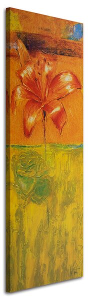 Obraz na plátne Oranžová ľalia Rozmery: 30 x 90 cm