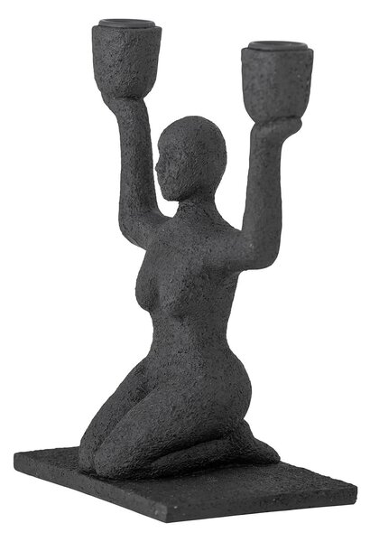 MUZZA Svietnik cielu 23 cm čierny