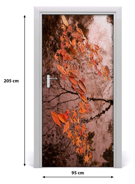 Fototapeta samolepiace jesenné lístie 95x205 cm