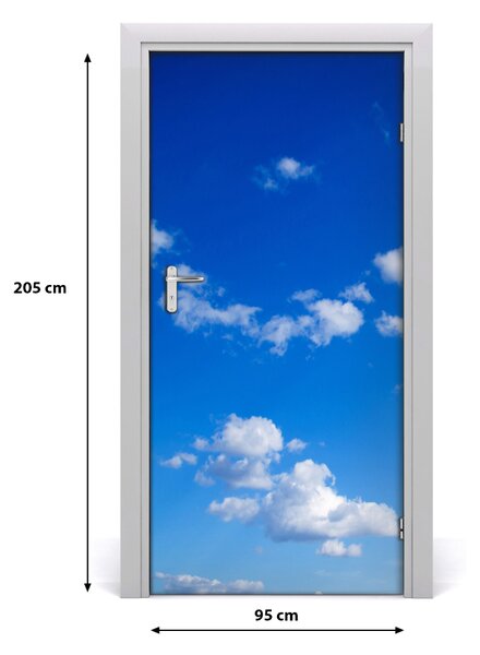 Fototapeta na dvere mraky na nebi 95x205 cm