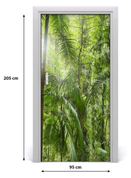 Fototapeta na dvere dažďový les 95x205 cm