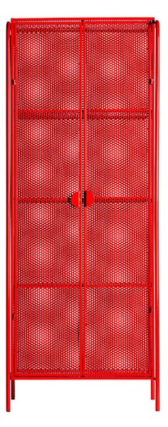 MUZZA Skriňa verta 70 x 180 cm červená