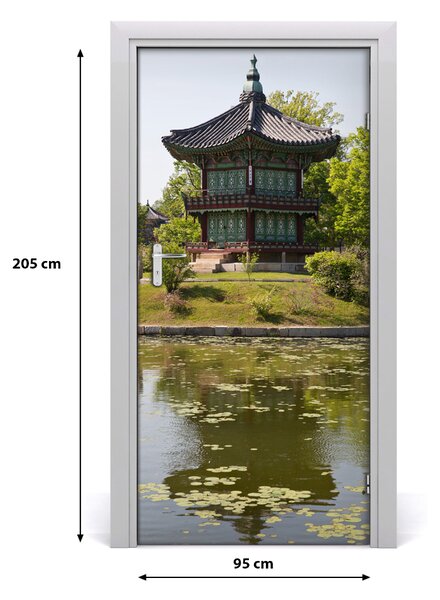 Fototapeta na dvere japonský park 95x205 cm