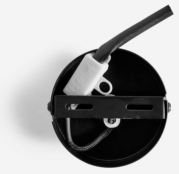 MUZZA Stropná lampa kolopo Ø 39 cm čierna