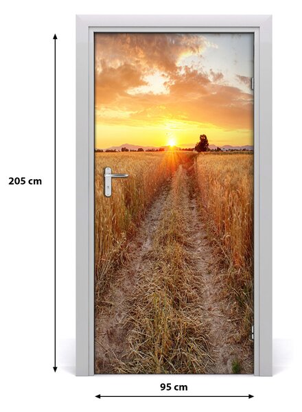 Fototapeta na dvere obilia pole 95x205 cm