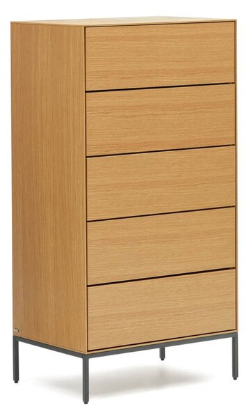 MUZZA Komoda ranad 60 x 114 cm prírodná