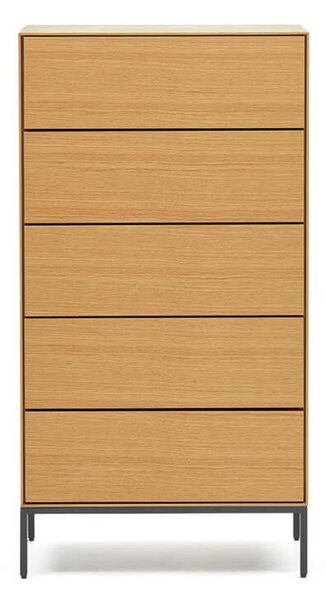 MUZZA Komoda ranad 60 x 114 cm prírodná