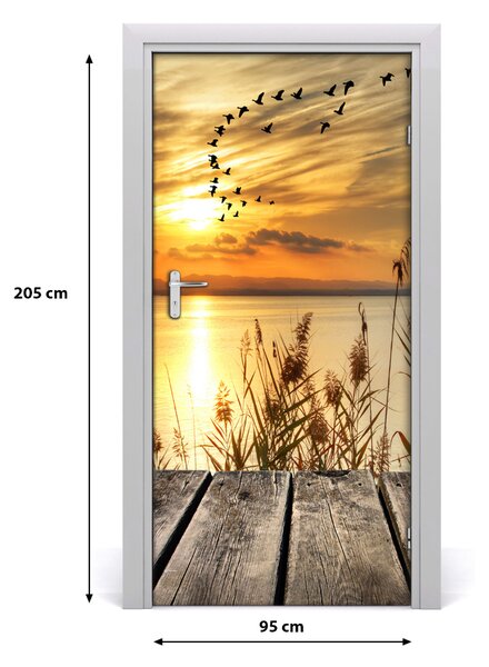Fototapeta na dvere samolepiace západ slnka 95x205 cm