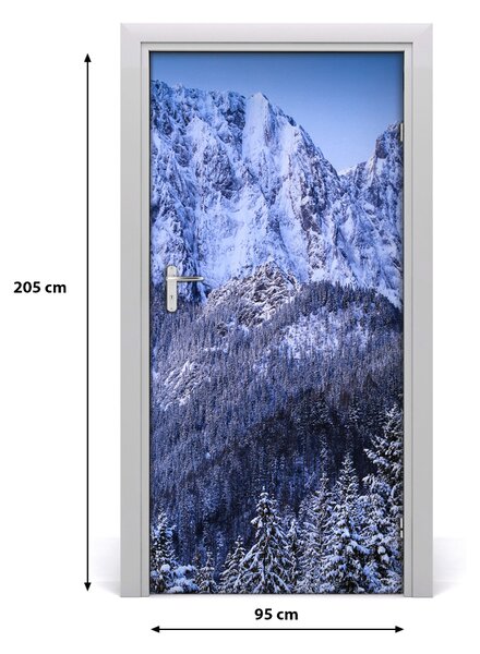 Fototapeta na dvere samolepiace tatry 95x205 cm