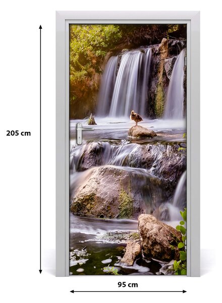 Fototapeta na dvere samolepiace vodopád 95x205 cm