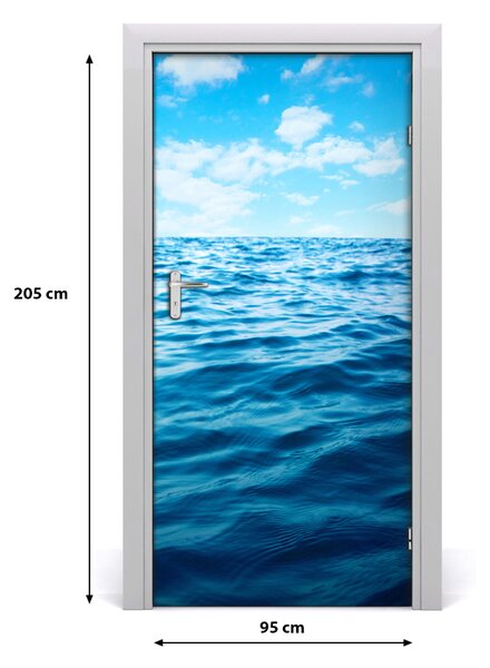 Fototapeta na dvere samolepiace morská voda 95x205 cm