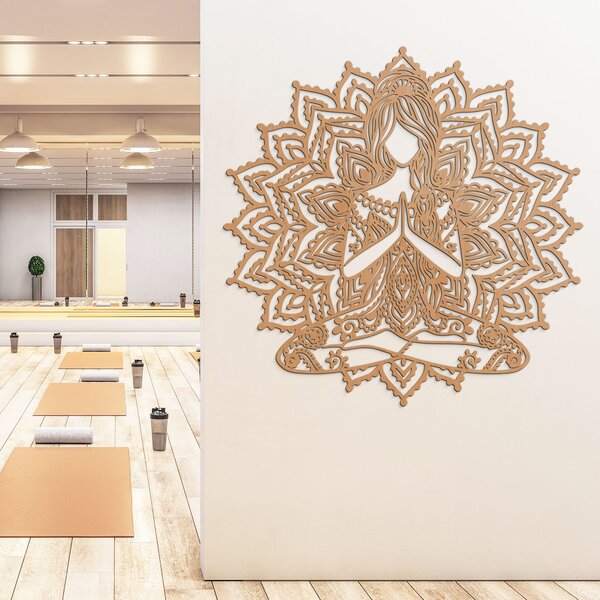 DUBLEZ | Boho mandala na stenu - Jogínka | Obraz