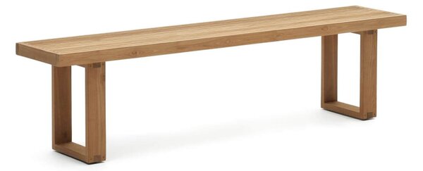 MUZZA Záhradná lavica adell 210 x 46 cm prírodná