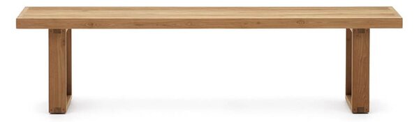 MUZZA Záhradná lavica adell 210 x 46 cm prírodná