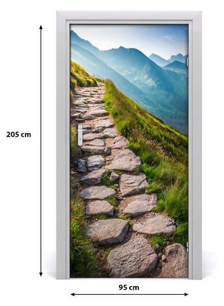 Fototapeta na dvere samolepiace horská chodník 95x205 cm