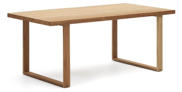 MUZZA Záhradný stôl adell 180 x 90 cm prírodný