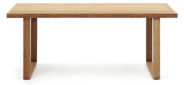 MUZZA Záhradný stôl adell 180 x 90 cm prírodný