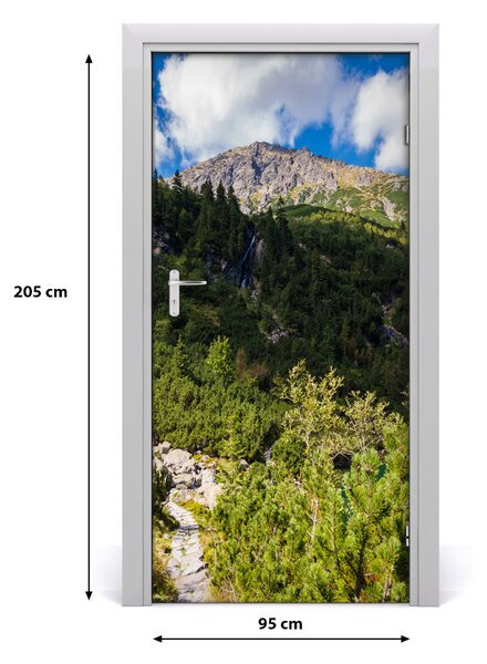 Fototapeta na dvere samolepiace Morské oko Tatry 95x205 cm