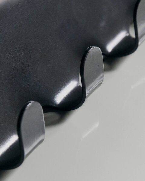 MUZZA Vešiak na kabáty koboko čierny