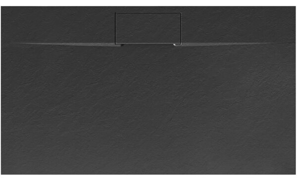 Rea Bazalt Long, SMC obdĺžniková sprchová vanička 120x80 cm, čierna, REA-K3324
