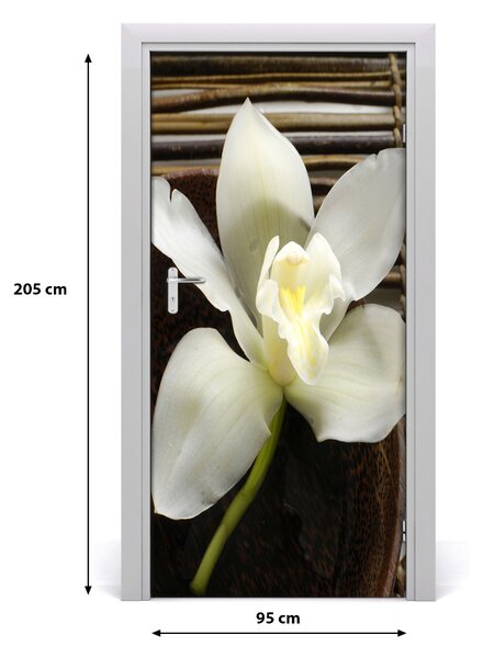 Fototapeta na dvere orchidea 95x205 cm