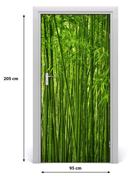 Fototapeta na dvere bambusový les 95x205 cm