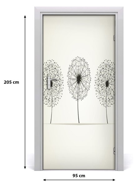 Fototapeta na dvere púpavy 95x205 cm