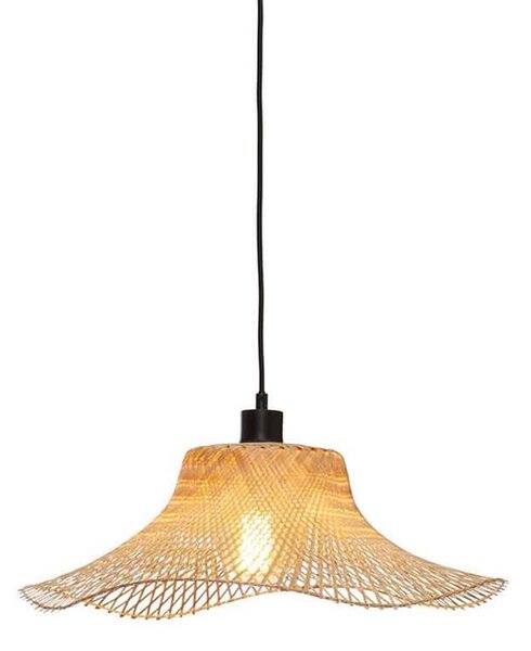 MUZZA Stropná visiaca lampa ibiza s 50 x 15 cm prírodná