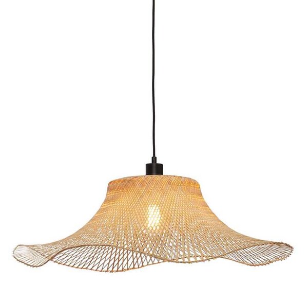 MUZZA Stropná visiaca lampa ibiza l 65 x 20 cm prírodná