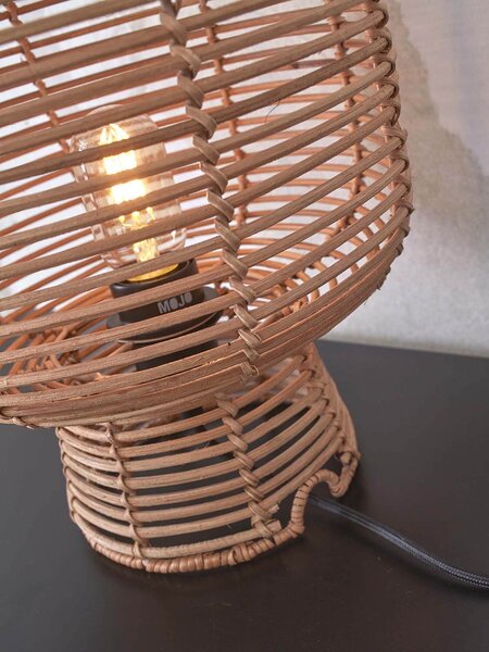 MUZZA Stolná lampa tanami 30 cm prírodná