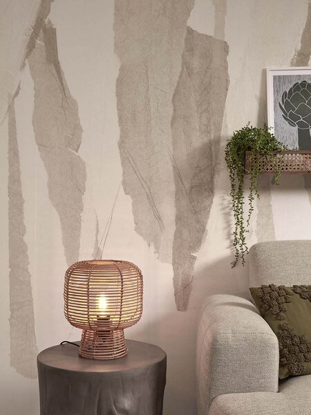 MUZZA Stolná lampa tanami 30 cm prírodná