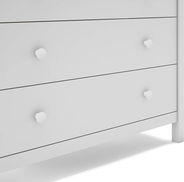 MUZZA Komoda xamia 100 x 80 cm biela