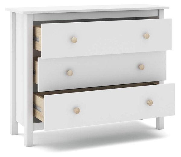 MUZZA Komoda xamia 100 x 80 cm biela