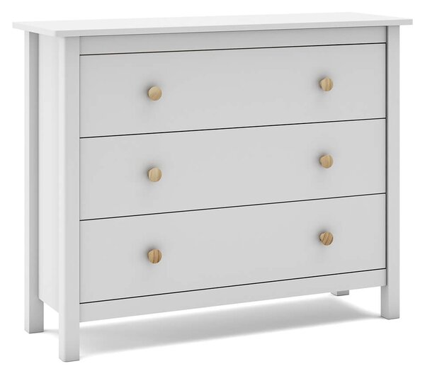 MUZZA Komoda xamia 100 x 80 cm biela