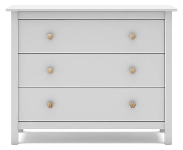 MUZZA Komoda xamia 100 x 80 cm biela