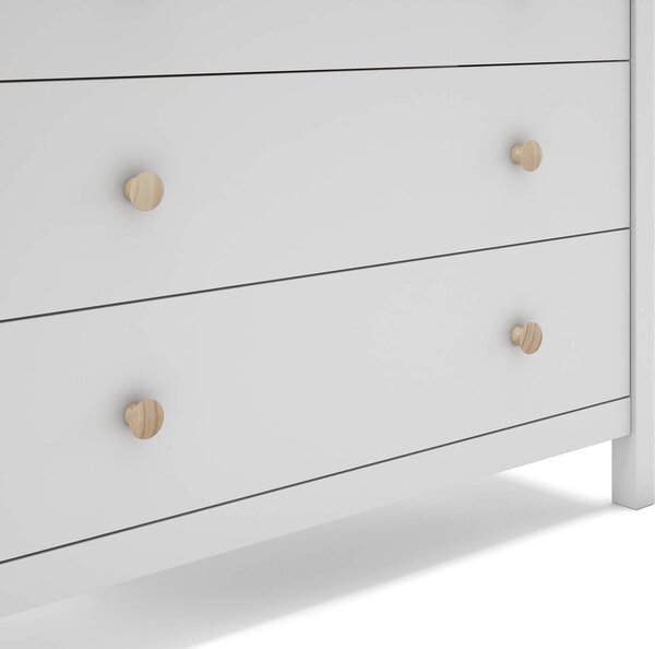 MUZZA Komoda xamia 100 x 80 cm biela