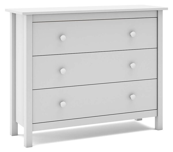 MUZZA Komoda xamia 100 x 80 cm biela
