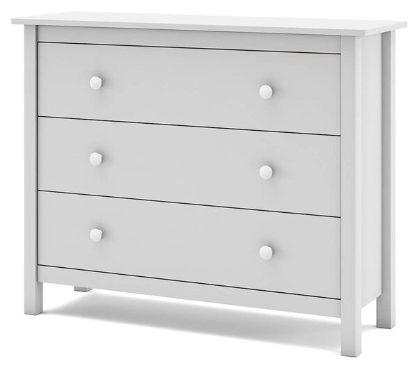 MUZZA Komoda xamia 100 x 80 cm biela