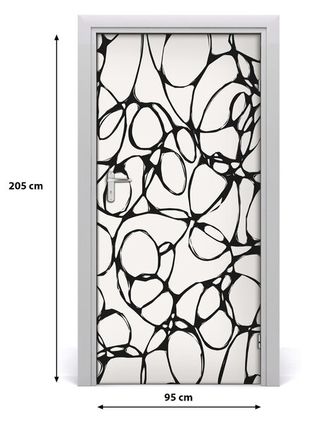 Fototapeta na dvere chaotická kolesá 95x205 cm