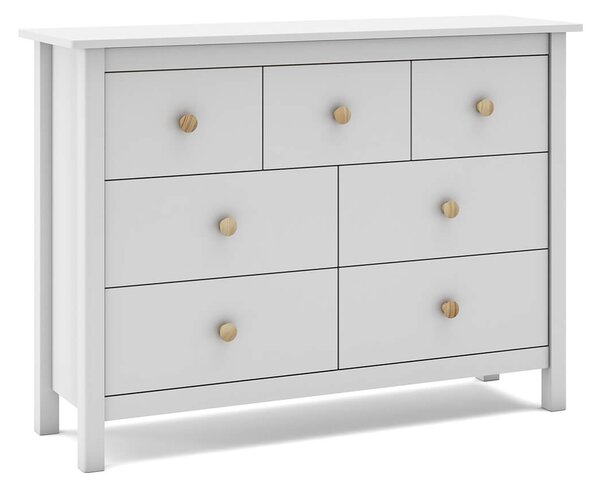 MUZZA Komoda xamia 110 x 80 cm biela