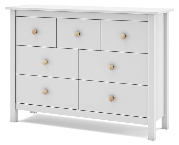 MUZZA Komoda xamia 110 x 80 cm biela